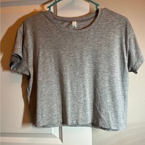 Lululemon Gray Crop Top
